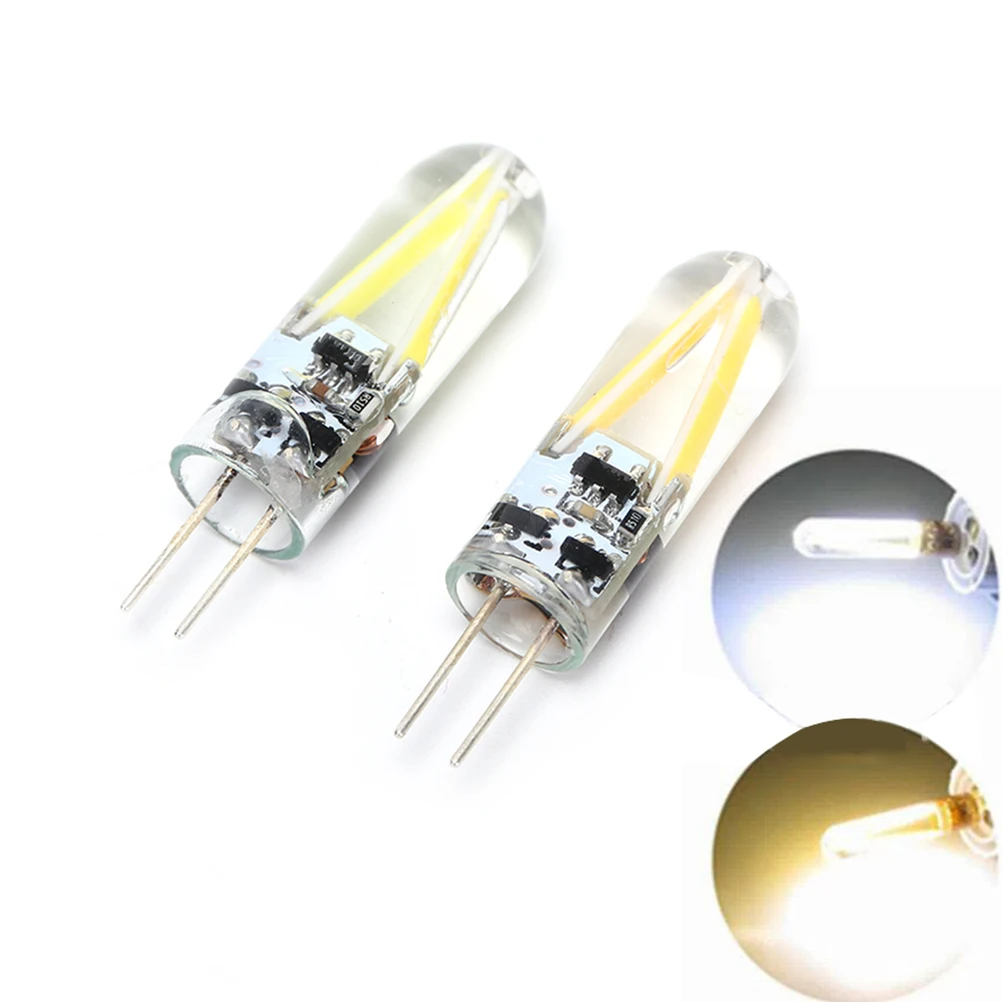 1pcs Replace 20W Halogen 150lm AC&DC 12V Car Boat Lamp G4 LED Light Bulb 3W G4 Filament COB LED Spotlight Light Bulb