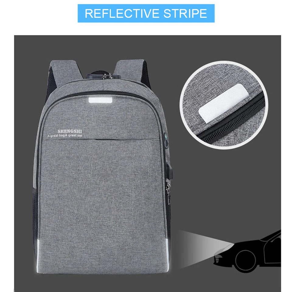 Рюкзак для ноутбука с usb зарядкой 15,6 дюймов, противоугонная сумка для женщин и мужчин, школьные сумки для девочек-подростков, рюкзак для путешествий, мужской рюкзак