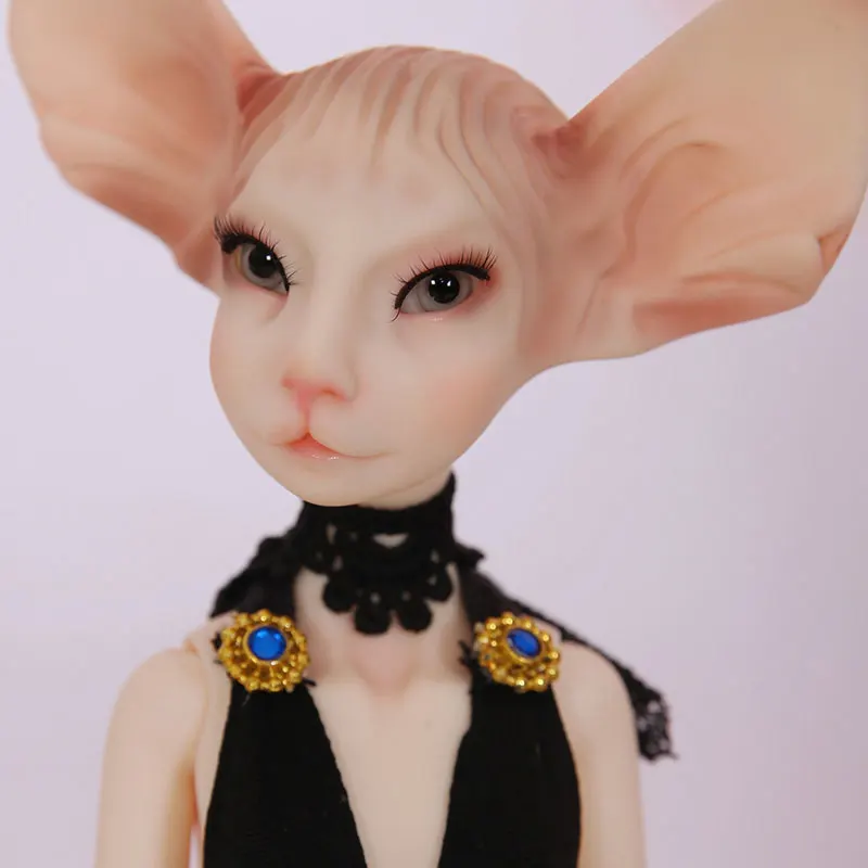 OUENEIFS BJD SD кукла Сфинкс Кот полный набор эльф животное 1/4 модель тела Девочки Мальчики мини игрушки minifee msd бесплатные глаза смола подарок на Рождество