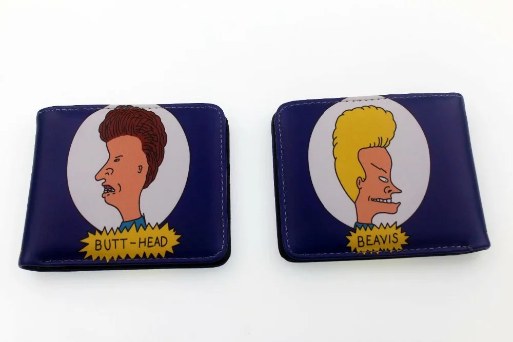 

Cartoon wallet Beavis and Butt head Teen boy and girl short wallet