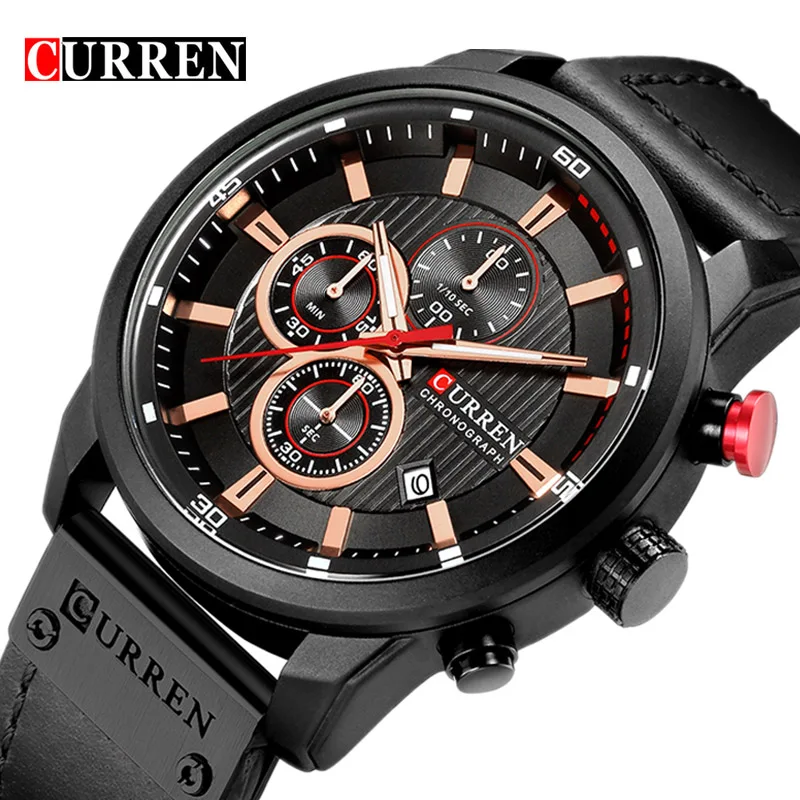 

CURREN Mens Watches Top Brand Luxury Army Military Sports Watches Clock Male Quartz Watch Men Relogio Masculino horloges mannen