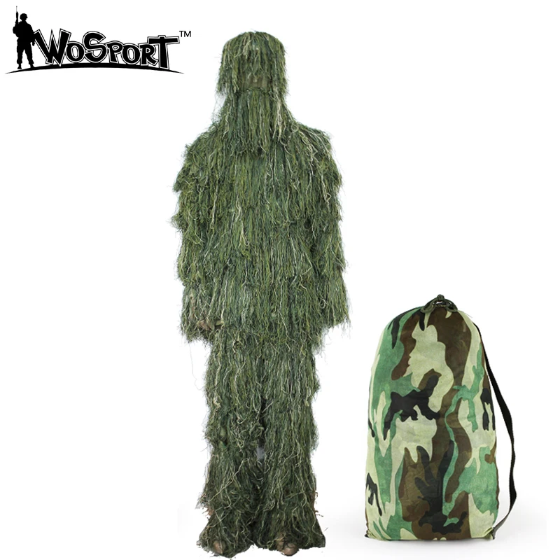 Wosport Forest Design Snow Camouflage Ghillie Suit Grass Type Cs Go ...