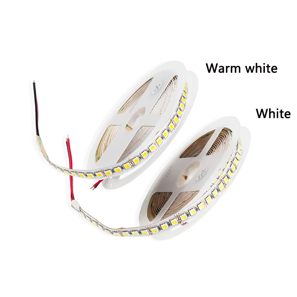 LED strip 5050 120LEDs/m 5M 600LED Super Bright DC12V 5050 LED Flexible Strip Light RGB White,White warm IP20