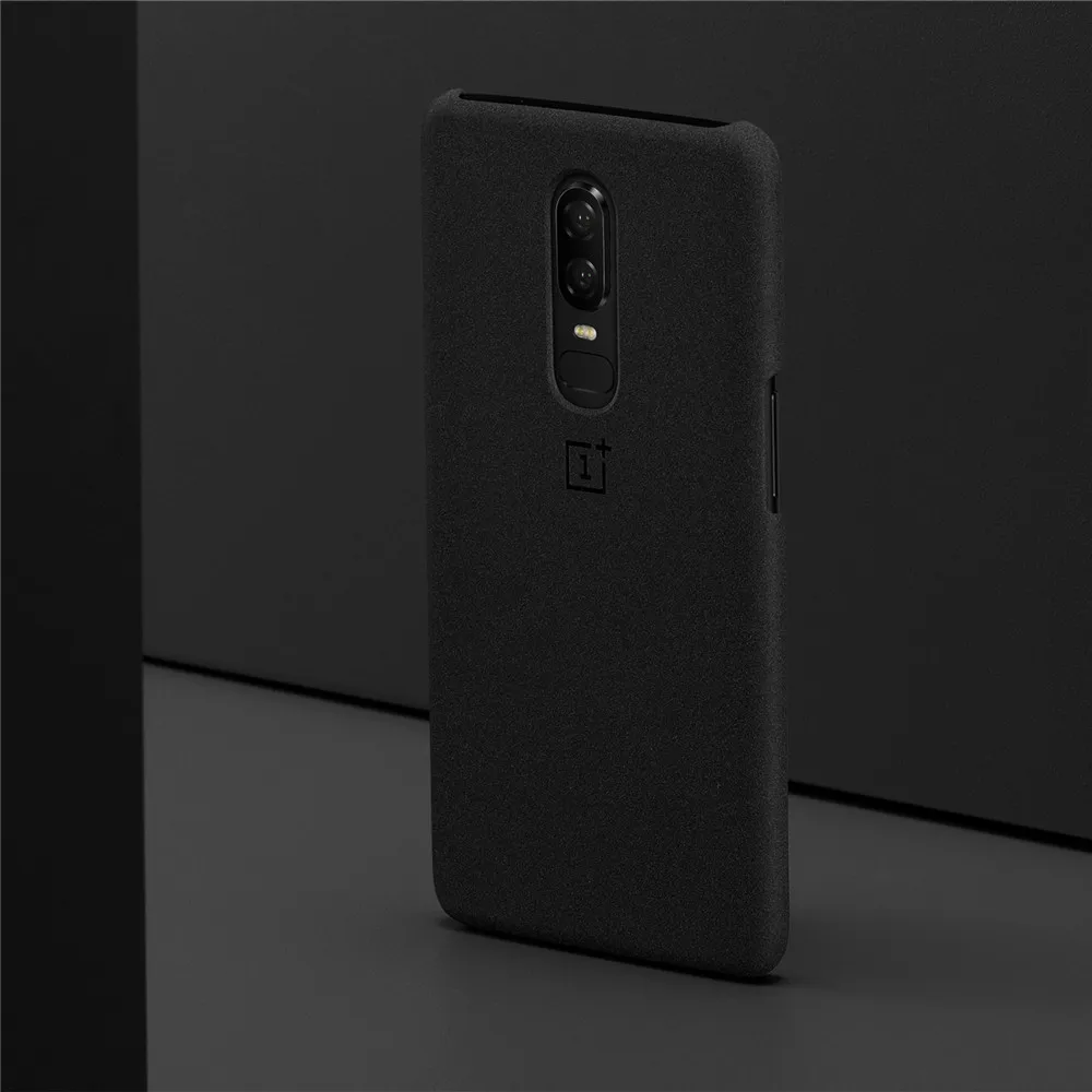 Чехол из арамидных волокон силиконовый песчаник для Oneplus 6 Официальный защитный чехол для телефона бампер