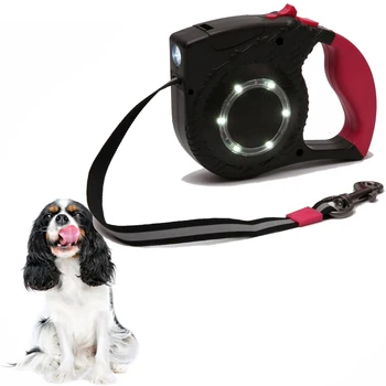 

Retractable Dog Leash Walking 5m Leash with Led Light for Medium Small Dogs PL025