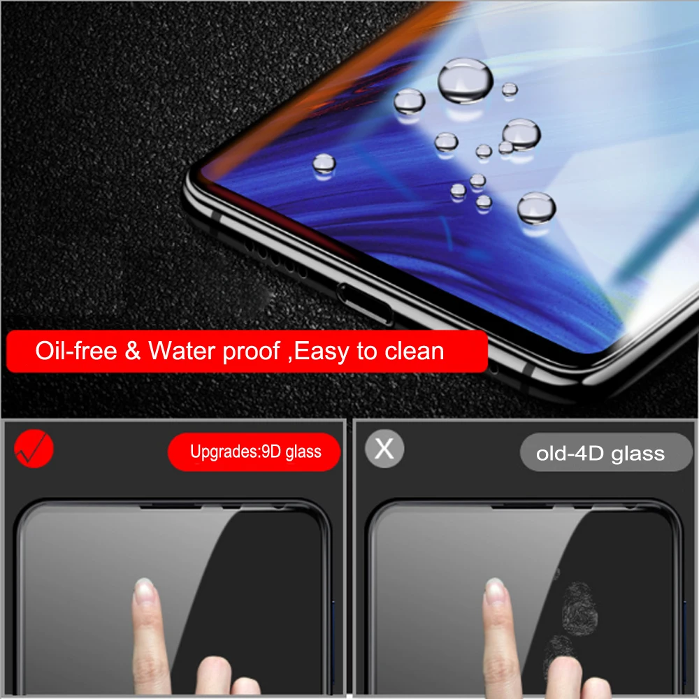 Закаленное стекло 9D с полным покрытием для xiaomi MIX 2 2S 3 защитная пленка экрана