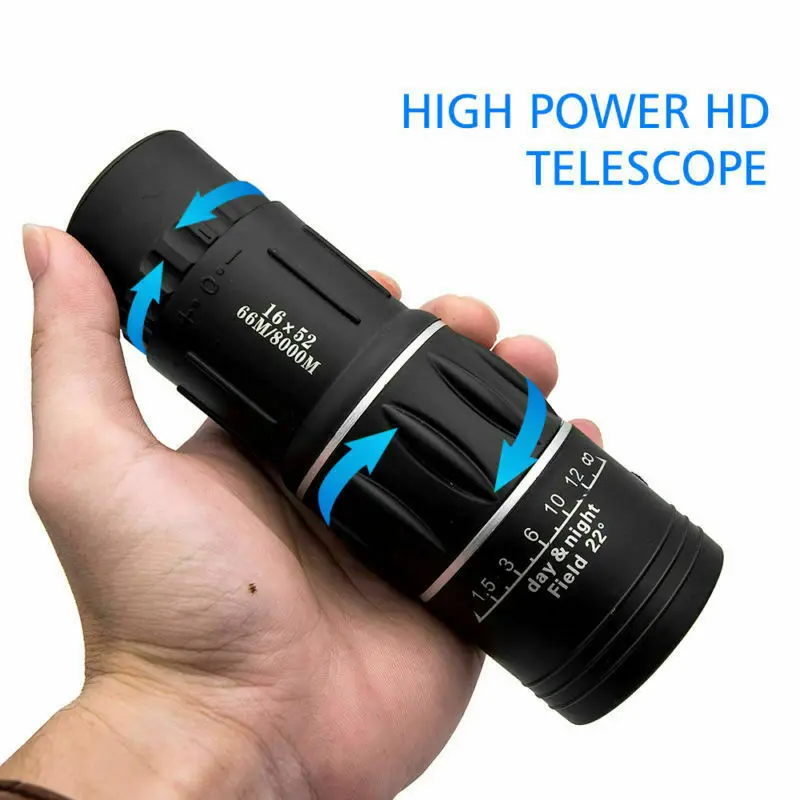 8x Monocular Telescope Dual Focusing High-definition Multi Coating Lenses Outdoor Camping Hiking Telescope uv ar coating and uncoated fused silica lenses diameter 25 4mm fl35mm to 200mm