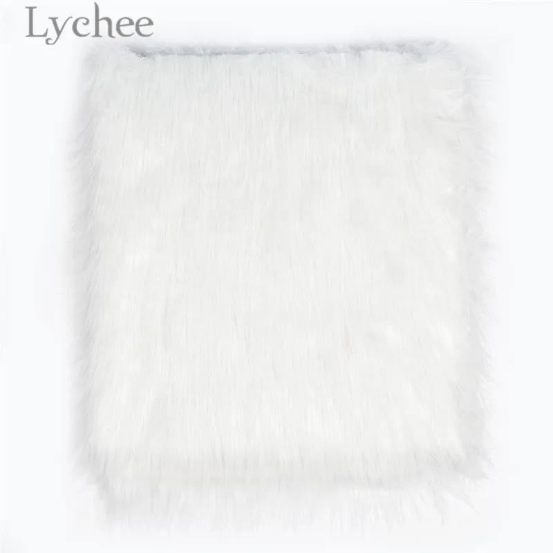 Lychee Life, 50 см x 175 см, плюшевая игрушка, ткань высокого качества, длинные волосы, искусственный мех, ткань, ручная работа, материалы для одежды