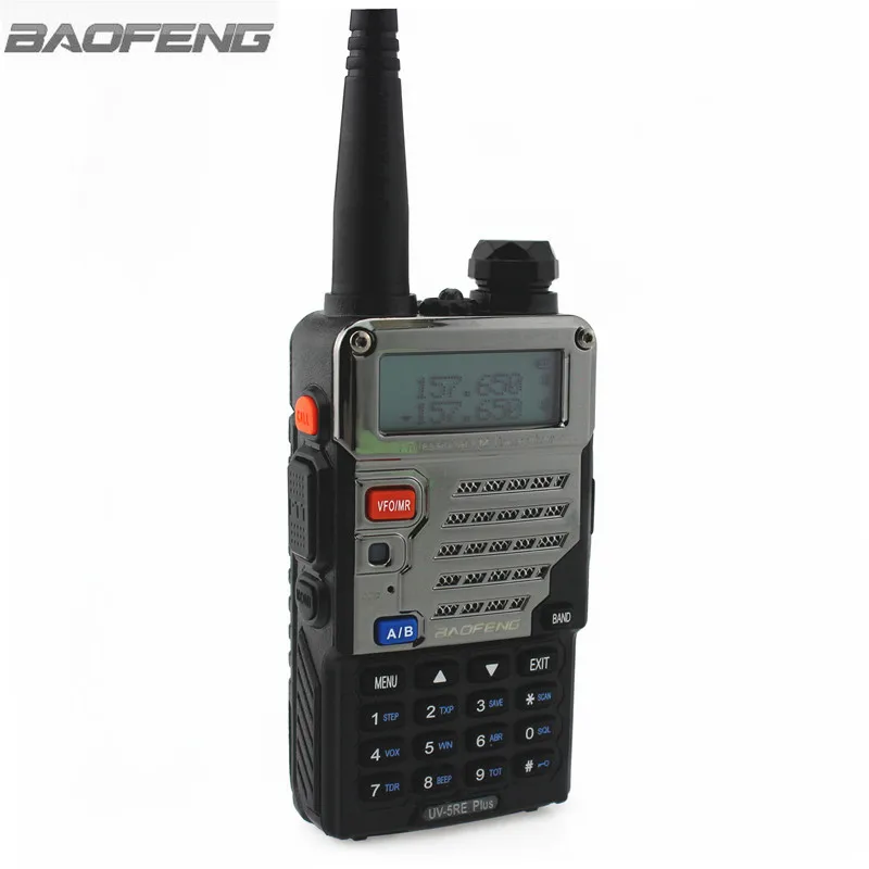 BaoFeng портативная рация UV-5RE Plus портативная Любительская двухсторонняя рация Двухдиапазонная 136-174 и 400-520 МГц рации VHF UHF