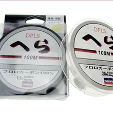 3 шт./лот, 100 м, фторуглеродная плетеная рыболовная леска Daiwa, 0,1-8,0 мм, 1,8-23,7 кг, нейлоновые лески из углеродного волокна, Почта Гонконга