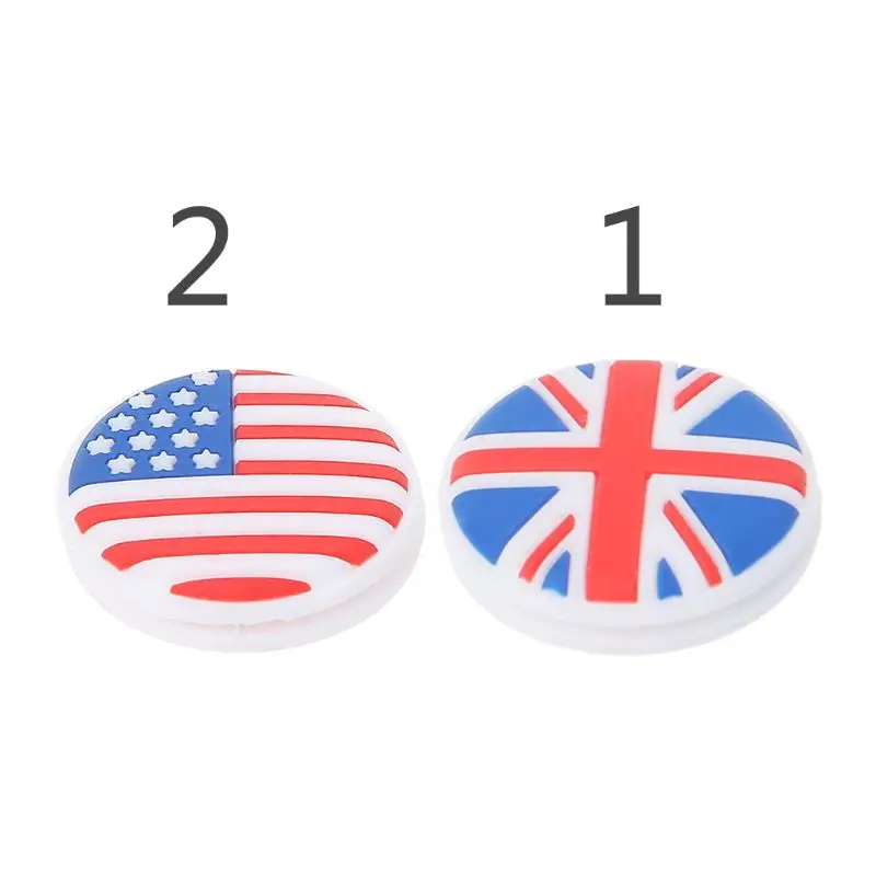 

1 Pc Silicone Flag Element National Flag Tennis Racket Shock Absorber Racquet Vibration Dampeners