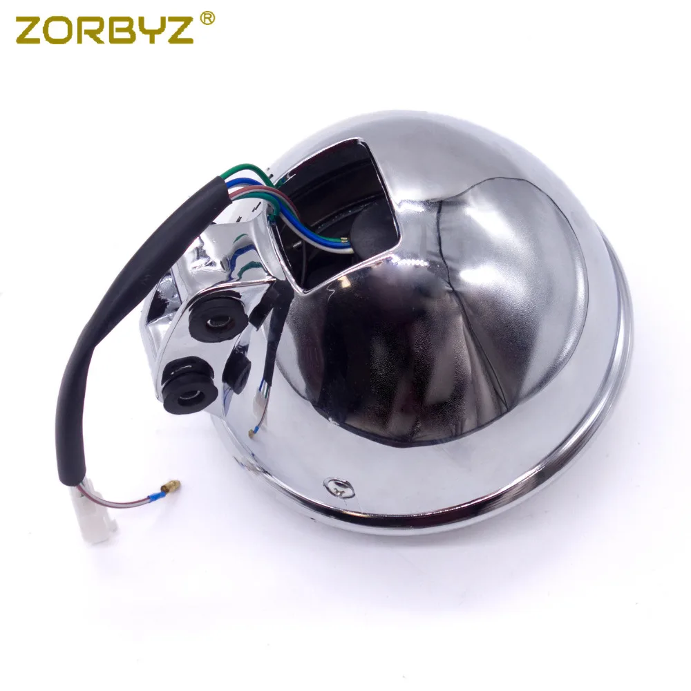 ZORBYZ хром фара для Honda Rebel CMX CA 250 Magna 250 750 КОНЬ 400 600