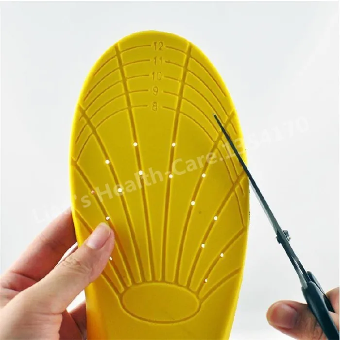 Стельки для спортивной обуви для мужчин и женщин Плоская стопа правильная спортивная стелька поддержка обуви удобные дышащие подушки L236OLB