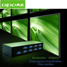 DIPO vga splitter 8 port 600mhz / 1 to 8 way PC video to monitor or Projector Factory Outlet