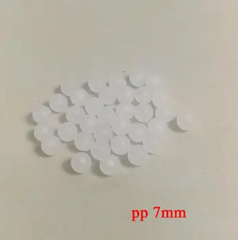 

7mm Dia Polypropylene PP Plastic Solid Ball, about 500 pcs/lot