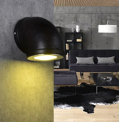 

Industrial style pipe wall light Edison wall lamp bar wall light vintage wall lamp free shipping