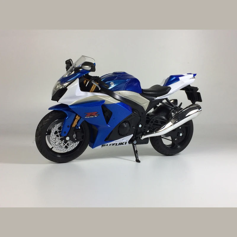 1:12 Suzuki GSX-R1000 модель мотоцикла Коллекция игрушек Лучший подарок на день рождения Рождество для детей