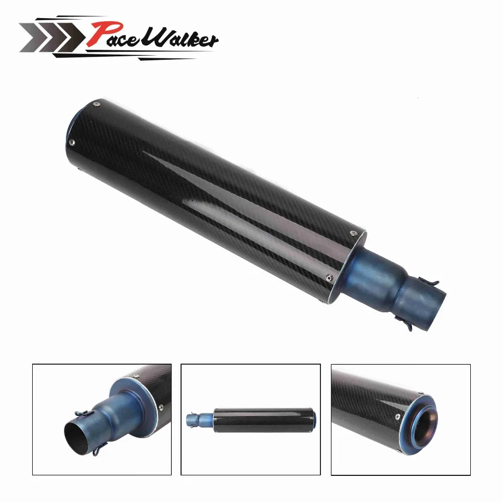 

Universal exhaust motorcycle 36-51mm with DB killer silencer carbon fiber tubes for TMAX 500/530 Z800 ZX10R CBR1000 R6 R1 ninja