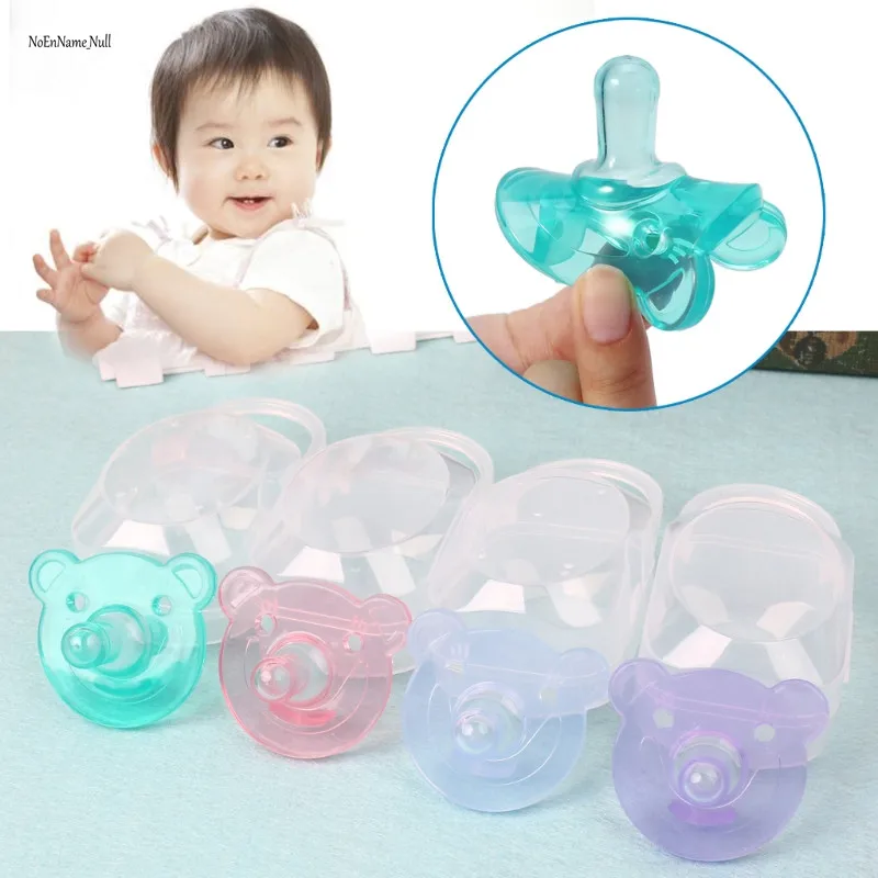 

Silicone Nipple Dummy Baby Soother Infant Teether Baby Pacifier With Storage Box