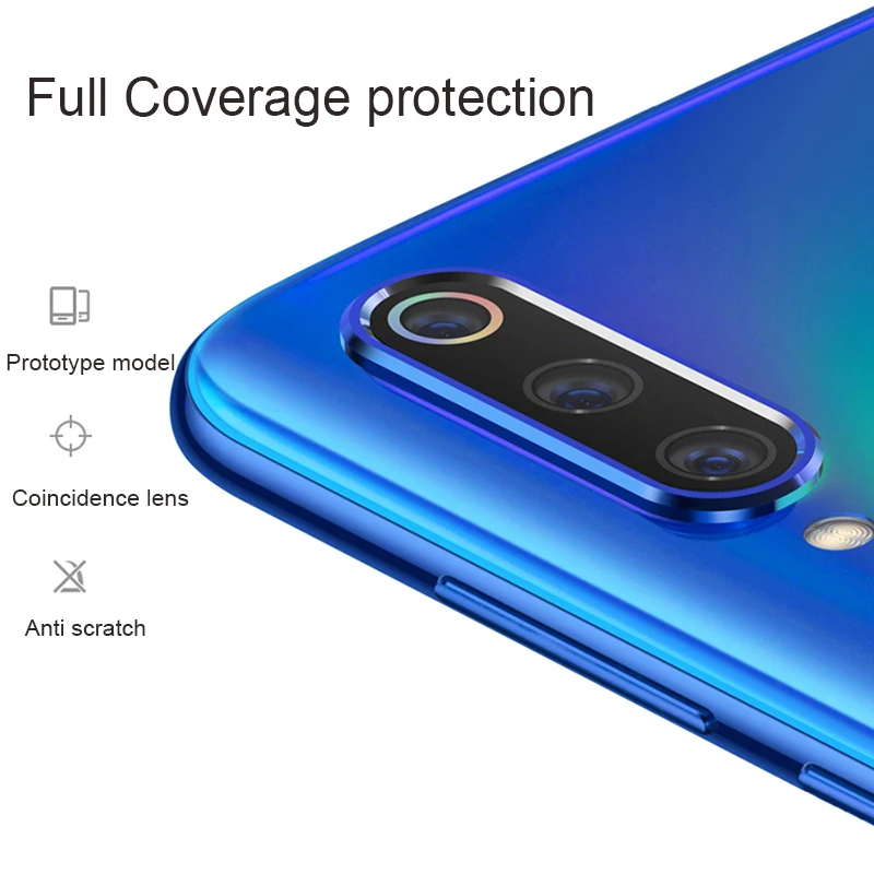 Закаленное стекло на Xiaomi mi 9 8 SE красный mi Note 7 Pro Стекло протектор металла объектив для камеры телефона защитное кольцо чехол