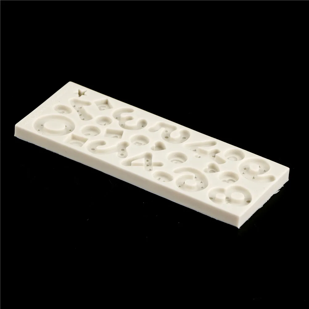 

1 Pcs Beauty Cake Chocolate Decorating Silicone Fondant Number Molds Tools