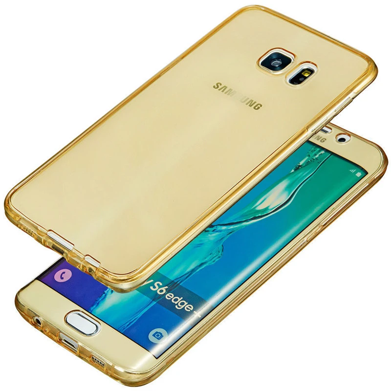 Двойной силиконовый чехол для телефона для samsung Galaxy S7 край S8 S9 S10 плюс J3 J5 J7 A5 A6 A8 A9 J4 J6 A10 A20 A40 A50 A70