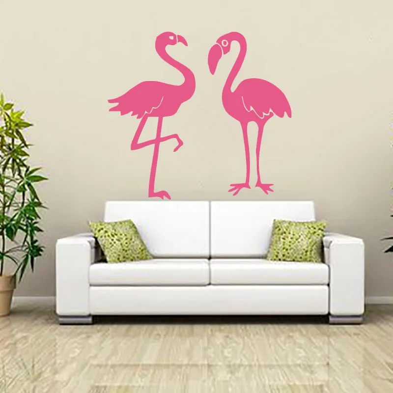 DCTOP Vinyl Removable Flamingo Wall Sticker Home Decor Living Room Waterproof Kitchen Nursery Decals | Дом и сад