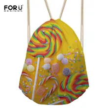 FORUDESIGNS/свадебные конфеты мешки Мода мешок подарков модная одежда Еда Drawstring сумка Bolsas для девочек маленькая Школа Mochila