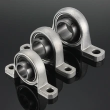 Roulement à billes en alliage de Zinc, 2 pièces/lot, Support monté sur bloc d'oreiller, KP08 KP000 KP001 KP002 KP003 KP004 KP005 KP006