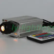 Мини-волоконно-оптический светильник, RGB светодиодный светильник, двигатель, беспроводной ИК-пульт, мультирежим для оптического волокна, светильник ing, украшение дома
