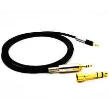 6 35 3 5 to 2 5 DJ Cable Replacement Audio Cable for technica ATH M50x M50X ATH M40x ATH M70x headphone Coiled Repair DJ Cable