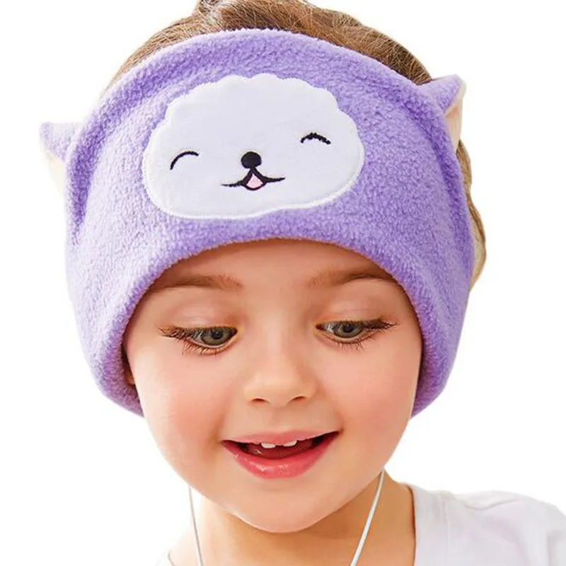 Cute Cartoon Kids Girls Headband Headphones Stereo Headset Earphone