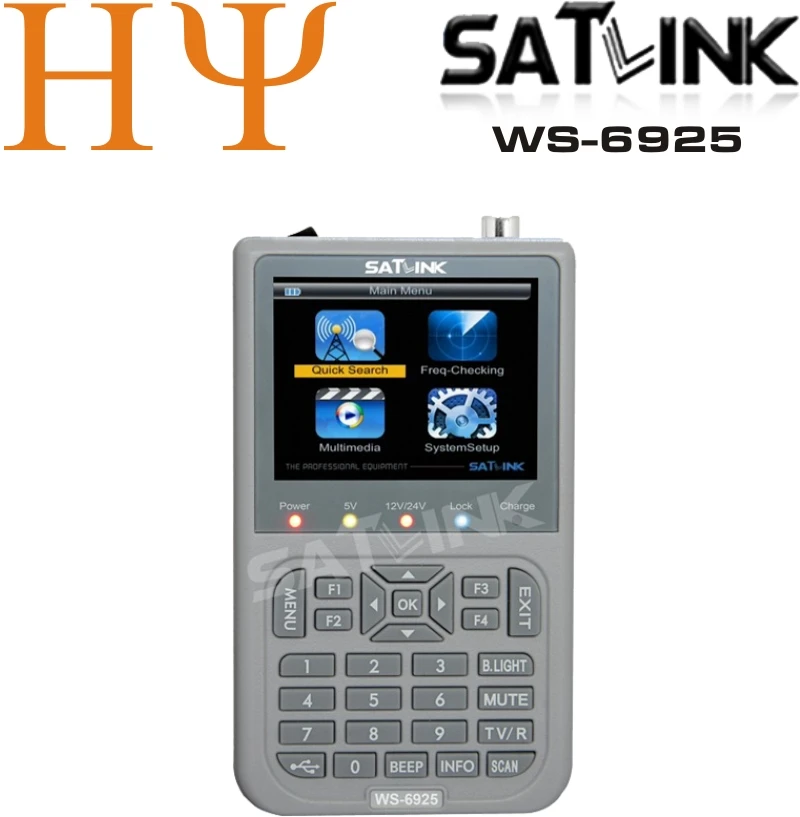 Satlink WS-6925 измеритель сигнала finder DVB-T HD Mpe4 h.264 finder meter устройство поиска сигналов наземных станций