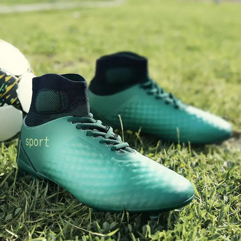 Zapatos De fútbol hombres Ag/fg camisetas De fútbol al aire libre niño Atlético Botas De fútbol Chuteira Futebol adultos entrenamiento tobillo bota Zapatos De fútbol hombres Ag/fg camisetas De fútbol al aire libre niño Atlético Botas De fútbol Chuteira Futebol adultos entrenamiento tobillo bota