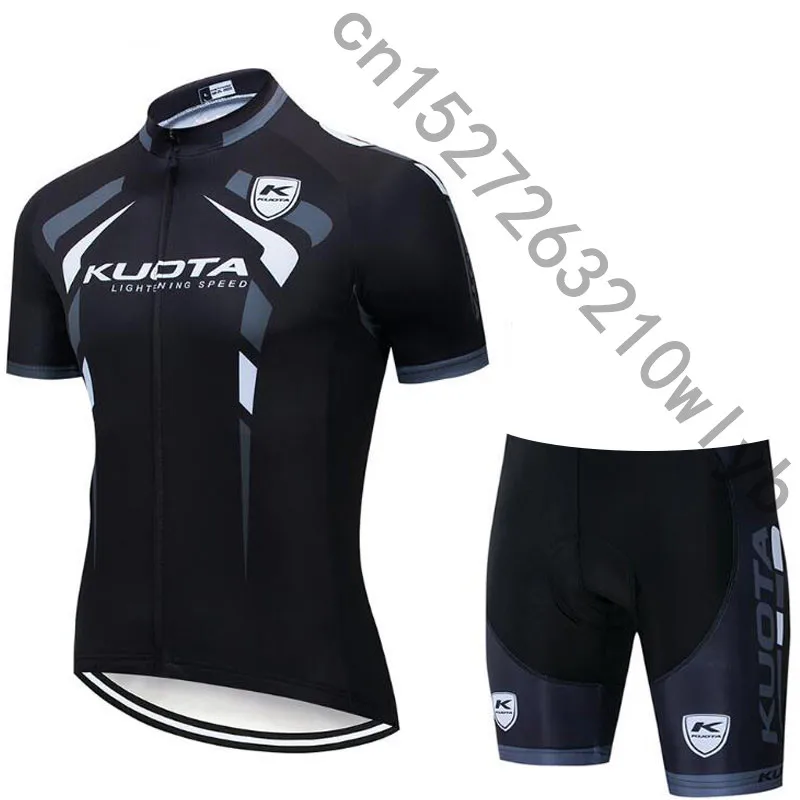Kuota Pro лето для мужчин Велоспорт Джерси короткий рукав комплект дышащий шорты для женщин Велосипедный спорт одежда гель площадку