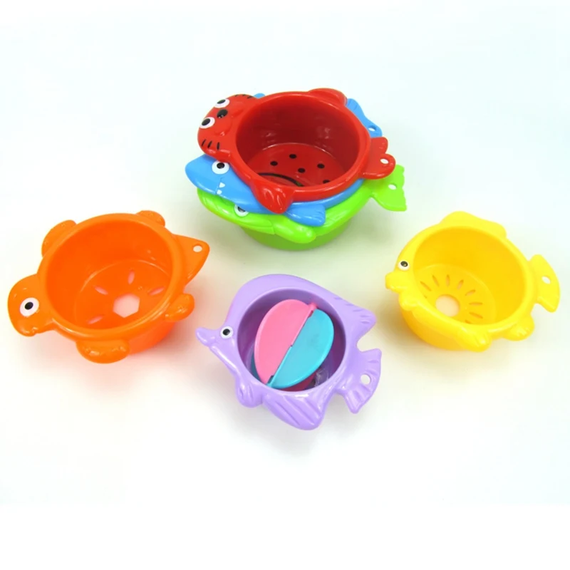 Baby Bath Toy Cartoon Animals Water Toy For Kid Children Shower  Cup Bathroom Water Game Toys