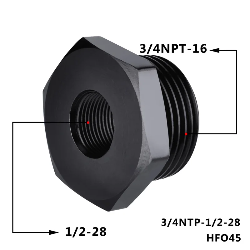 Evil energy масляный фильтр Резьбовой Адаптер алюминиевый порт вилка 1/-28-24 до 3/4 NPT 5/8-24 до 3/4-16 NPT 5-8/24 до 13/16-16NPT - Цвет: Армейский зеленый