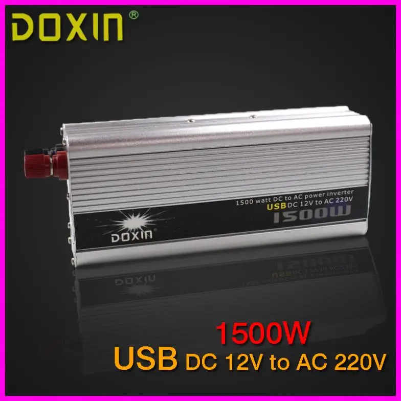 

DOXIN 1500W USB household car power inverter converter DC 12V to AC 220V car battery charger Adapter Power Supply ST-N020