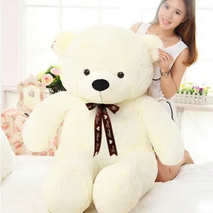 160CM 180CM 200CM 220CM 5colors giant pink teddy bear plush doll stuffed toys kid baby dolls life size doll girl Christmas gift