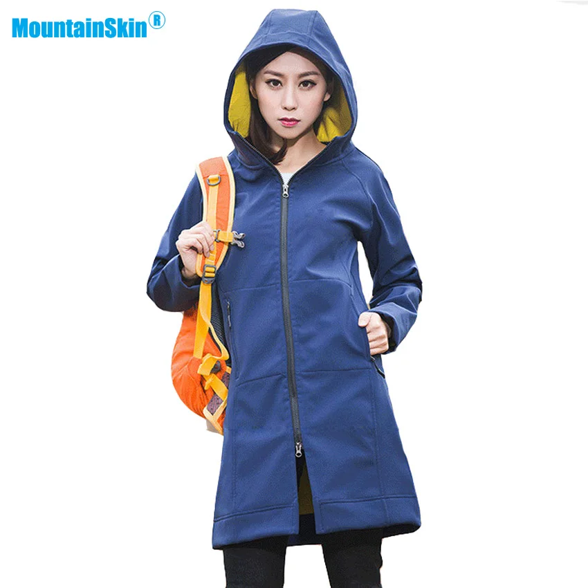 

Mountainskin Women's Fleece Softshell Thermal Jackets Outdoor Waterproof Coats Hiking Climbing Trekking Female Windbreaker MB115
