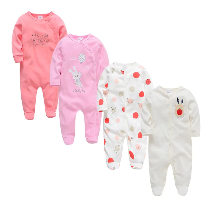 Весенний Детский комбинезон с длинными рукавами; одежда для маленьких девочек с рисунком; Одежда для новорожденных мальчиков; хлопковый комбинезон; Пижама детская - Цвет: PY108411373842