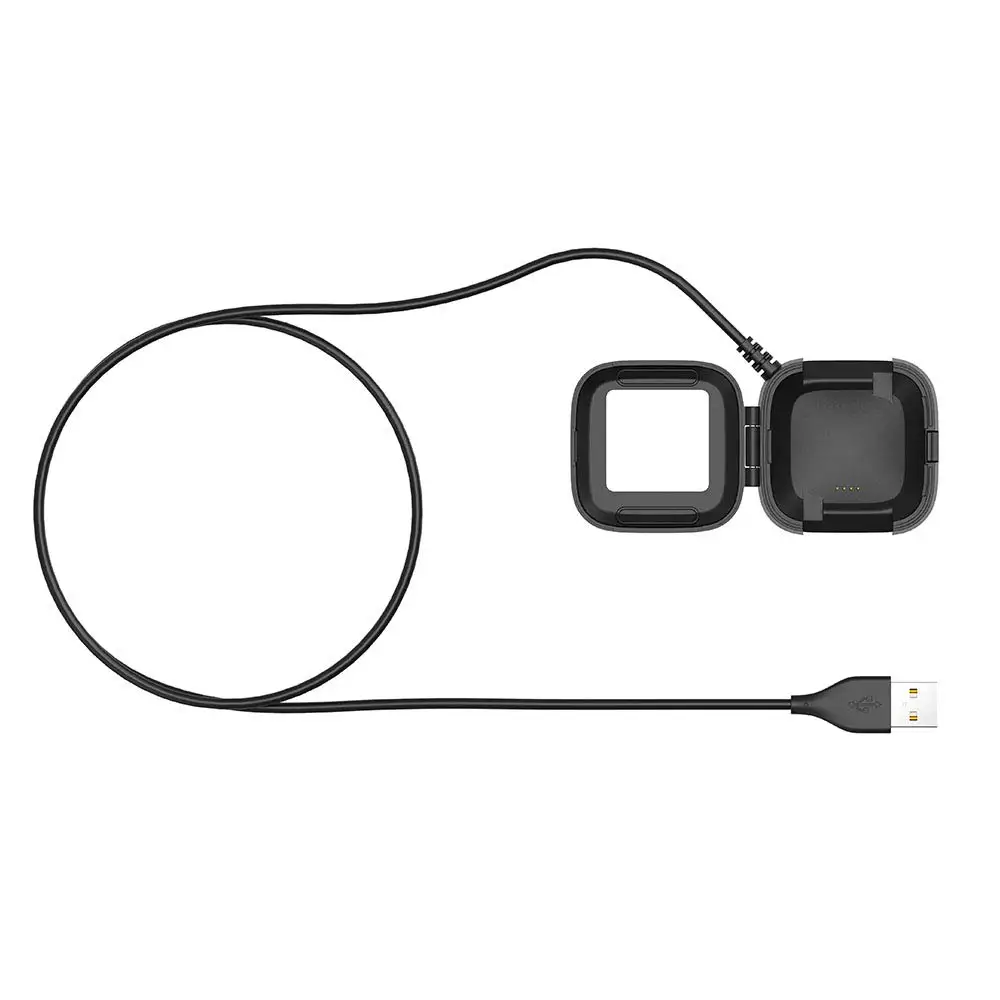 Зарядное устройство для Fitbit Versa Lite Edition, зарядное устройство для Fitbit Versa Lite Edition, зарядная док-станция с держателем, зарядный Премиум Пластиковый кабель