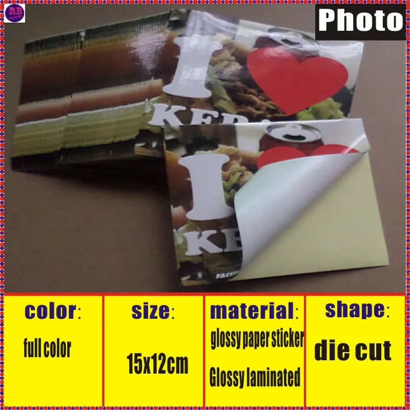 Adesivos de Vinil Personalizado Impressão Barato Cortado Vinil Adesivo Doente 2x1000 Pçs & 5 Material escolar e de escritório