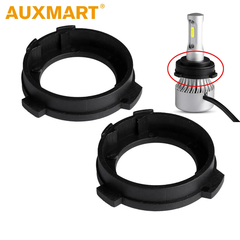 Комплект светодиодных ламп Auxmart H7 автомобильный адаптер с держателем для фар