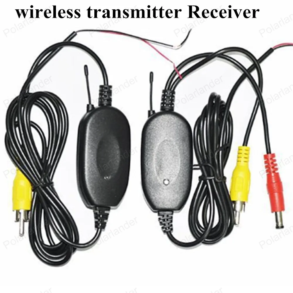 

Hot!! Parking Car Wireles rear camera reverse Car DVD backup RCA Video transmitter Receiver kit for Nissan KIA BMW Ford VW Opel