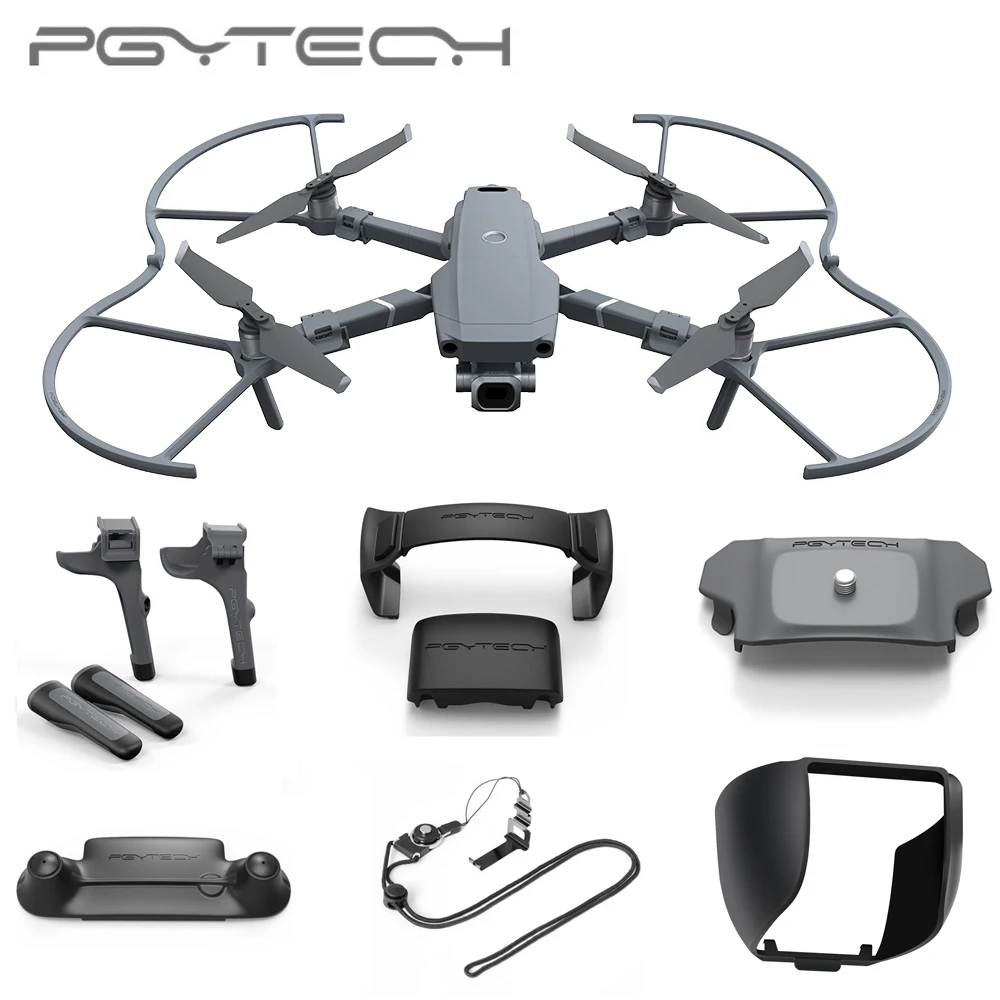 Для DJI Mavic 2 Pro PGYTECH шасси расширение/пропеллер с мотором держатель фиксатор/пульт дистанционного управления/слинг застежка пропеллер