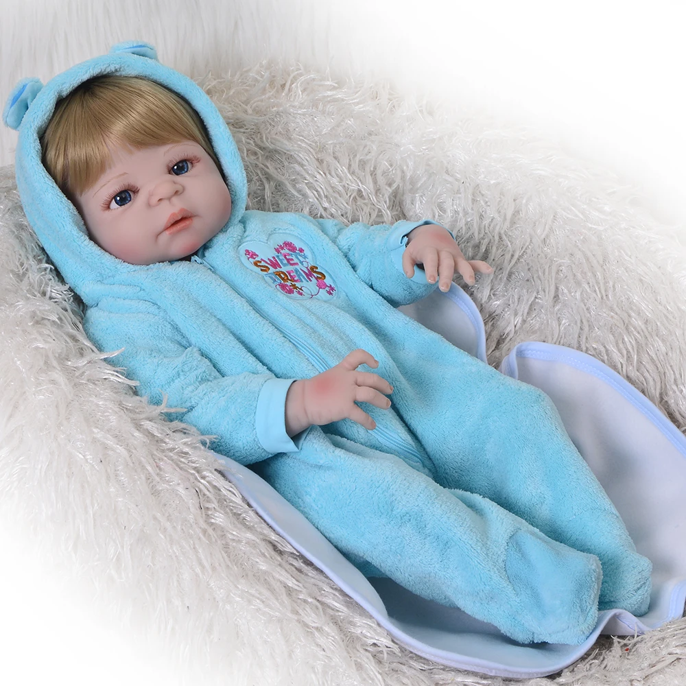 KEIUMI True To Life силиконовые куклы Reborn Baby 23 ''полностью виниловые Boneca Reborn Menino для малышей Playmates модные золотые волосы