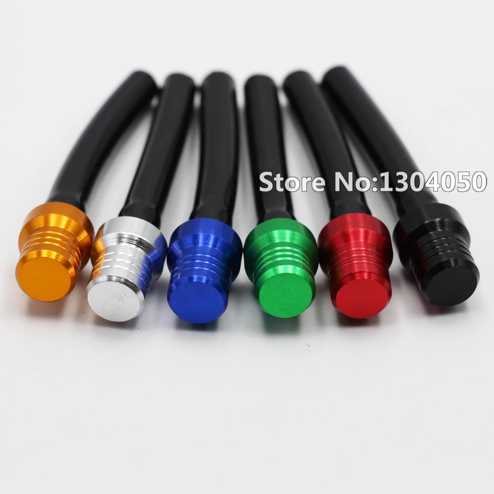 6pcs Motorcycle Gas Fuel Cap Valve Vent Breather Hose Red Tube Dirt