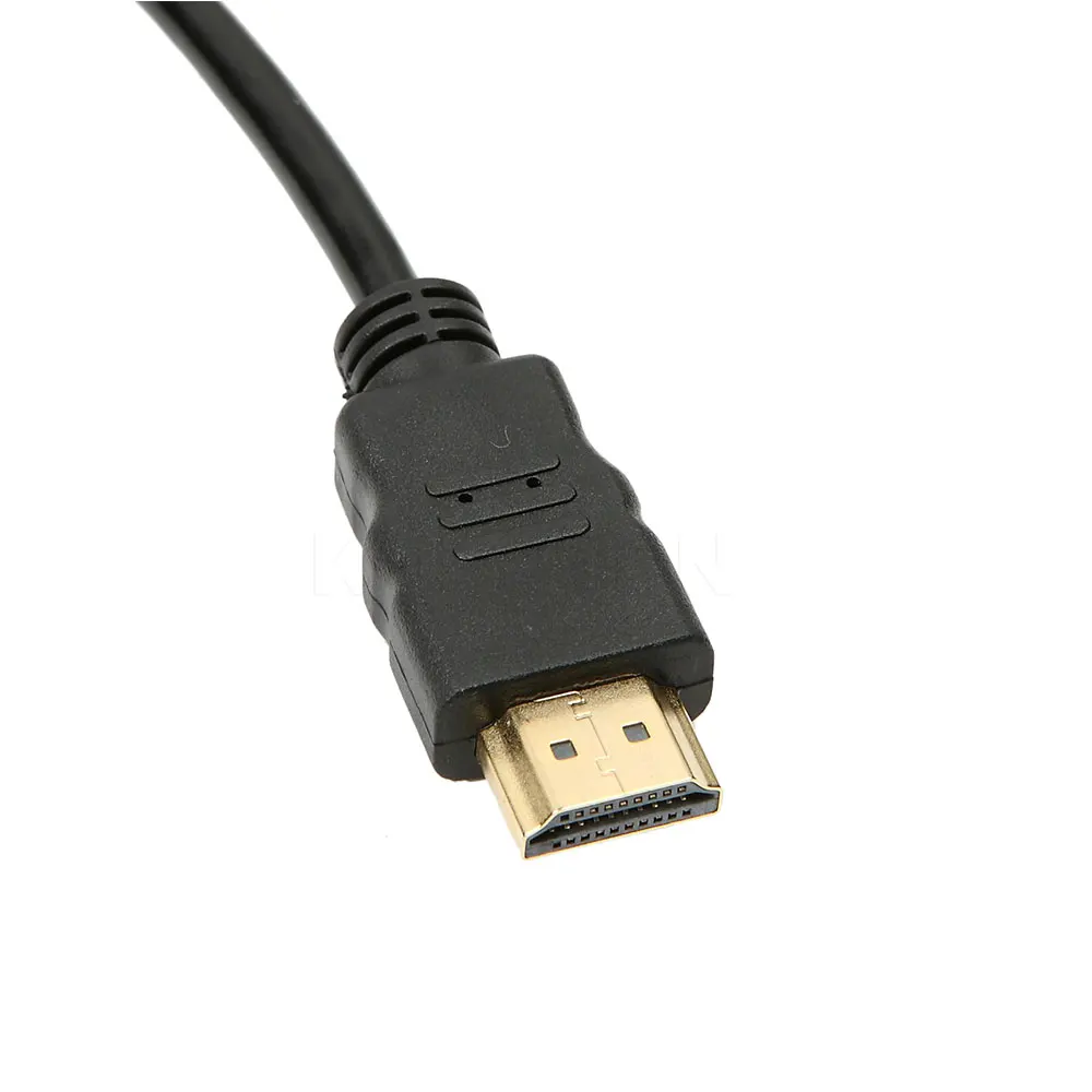 Адаптер kebiduHDMI папа VGA Мама с HDMI на видео и аудиоконвертеры кабели кабель HD 1080P для