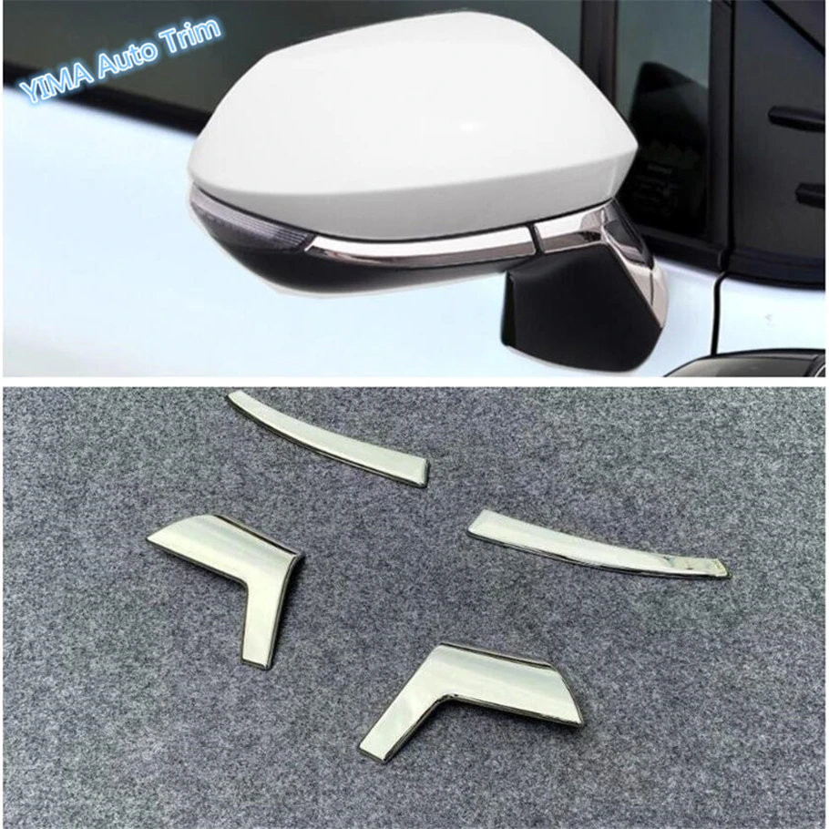 

Lapetus Auto Styling Door Rearview Mirror Decoration Strip Cover Trim Fit For Toyota Corolla 2019 2020 / ABS / Chrome Exterior